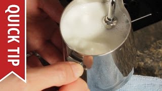 How to AutoFroth Milk for Lattes [upl. by Daisey402]