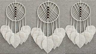 DIY Atrapasueños en MACRAME  paso a paso  DIY Macrame Dreamcatcher Tutorial [upl. by Nyladnarb880]