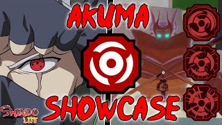 Shindo Life Akuma Showcase [upl. by Seen237]