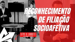 DIREITO DE FAMÍLIA Reconhecimento de filiação socioafetiva [upl. by Ainad]