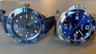 Omega VS Longines  Seamaster amp Hydroconquest [upl. by Aivatal]