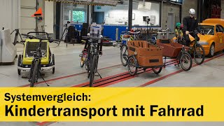 Kindertransport mit Fahrrad  Vor und Nachteile im Systemvergleich  ÖAMTC [upl. by Ahsal]