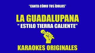 LA GUADALUPANA  Karaoke 2020 [upl. by Lias923]