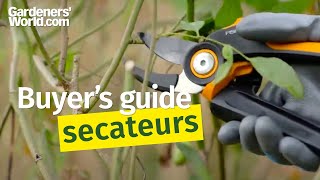 Secateurs  Buyers Guide [upl. by Llenehs]