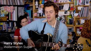 Harry Styles  Watermelon Sugar Acoustic Live NPR Music [upl. by Anirbed]