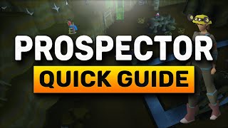 How to get the Prospector Outfit in OSRS 2022  Old School Runescape  Quick Guide [upl. by Ashia]