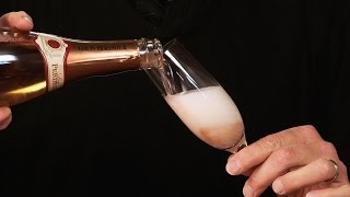 Opening and Pouring Sparkling Wine 101 [upl. by Reitrac]