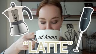 HOW TO MAKE A quotLATTEquot AT HOME moka pot  frother [upl. by Joleen]