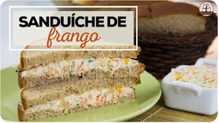 SANDUÍCHE DE FRANGO FIT lanche natural  Lanche Rápido 014 [upl. by Drol429]