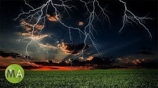 ⛈ Heavy Thunderstorm Sounds for Sleeping to Howling Wind Rain Sounds for Relaxation [upl. by Esinal]