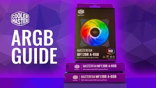 HOW TO Cooler Master ARGB Setup and Install Guide  MF120R ARGB [upl. by Marigolde]