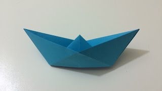 COMO HACER UN BARCO DE PAPEL TUTORIAL PAPIROFLEXIA ORIGAMI [upl. by Cinemod]