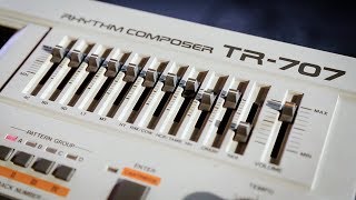 The Roland TR707 Drum Machine [upl. by Chirlin]