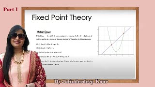 Fixed point theory Lecture 1M Sc Course [upl. by Tepper]