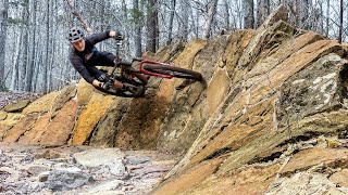 BEST TRAIL EVER Mountain Biking Fitzgerald Mountain in Springdale Arkansas [upl. by Ellenrahc]