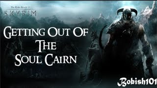 Dawnguard Getting Out of Soul Cairn Tutorial [upl. by Eiclehc]