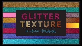 Glitter Effect Illustrator  Glitter Texture  Glitter Text  Illustrator Tutorial [upl. by Zuckerman]