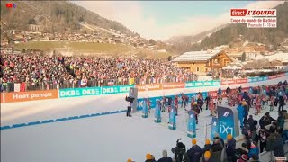 Poursuite Femmes Grand Bornand  BIATHLON 2022 [upl. by Benita357]