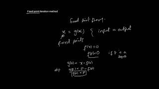 Fixed point iteration method  idea and example [upl. by Aletsirc]