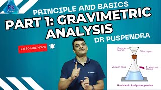 Part 1 Gravimetric Analysis  Principle and Basics [upl. by Wixted]