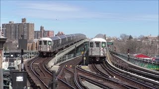 NYC Subway HD 60fps R62A amp R142A Special 6 Express Trains Between Pelham Bay Park amp Parkchester [upl. by Adnileb209]