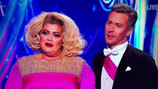 Gemma Collins falling through stage at bbc teen awards [upl. by Adimra78]