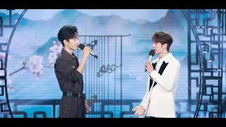 【ENG SUB】王一博YIBO、肖战XiaoZhan天天向上合唱陈情令主题曲《无羁》《Wu JiThe Untamed》，太好听了！ [upl. by Anaujat]