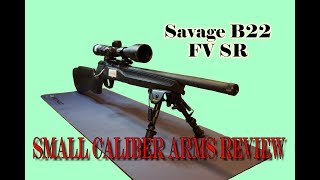 Savage B22 FVSR suppressor ready 22 rifle [upl. by Britt]