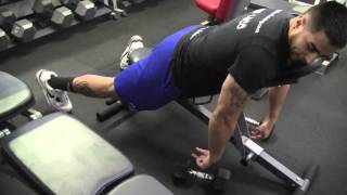 How to Do Incline Dumbbell Rows [upl. by Nodnerb229]