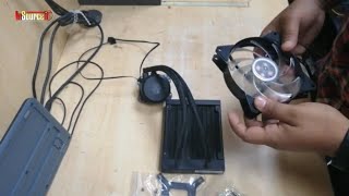 How to install Cooler Master Masterliquid ML120L RGB CPU Liquid Cooler  Unboxing  Insource IT [upl. by Paulson883]