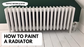 How to Paint a Radiator Spray vs Brush [upl. by Thompson]