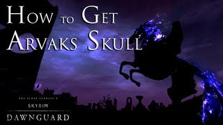 Skyrim DLC Dawnguard  How To Get Arvaks Skull In Soul Cairn [upl. by Arakaj707]