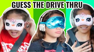 GUESS THE DRIVE THRU CHALLENGE  PART 2  SISTER FOREVER [upl. by Chrisoula743]