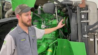 John Deere Fan Drive Maintenance [upl. by Betti788]