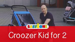 Croozer Kid for 2 Fahrradanhänger [upl. by Yrtnahc]